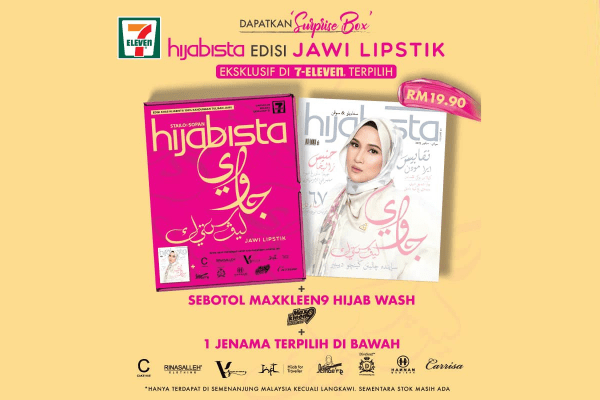'Surprise Box' Hijabista Jawi Lipstik Untuk Hijabista Edisi Julai-September 2019